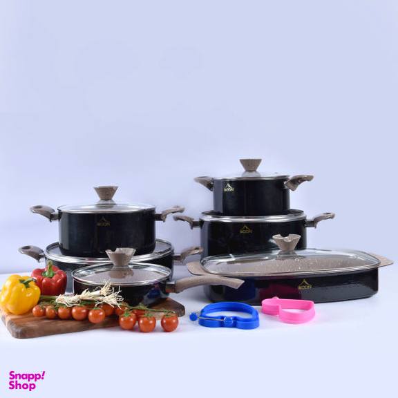سرویس پخت و پز 16 پارچه وون (Woon) طرح ترک مدل 01