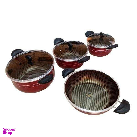سرویس پخت و پز 7 پارچه هلنا (Helena) مدل لانه زنبوری