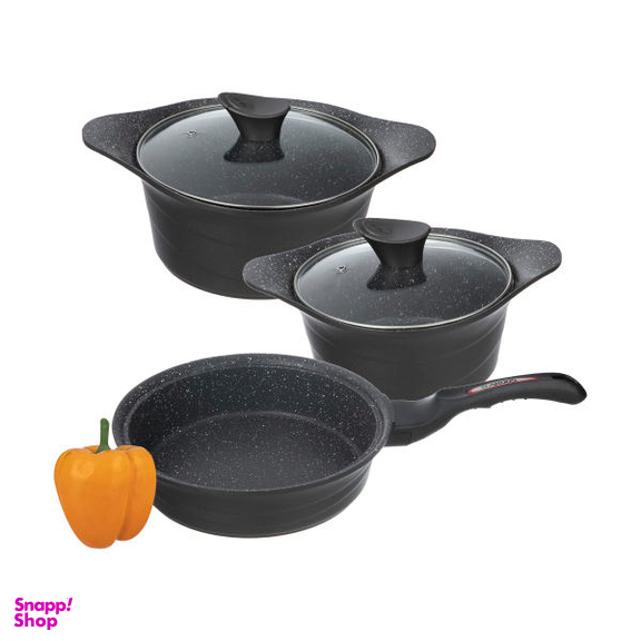 سرویس پخت و پز 6 پارچه عروس (Aroos) سری دیاکو مدل Ddi-0105