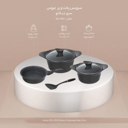سرویس پخت و پز 6 پارچه عروس (Aroos) سری دیاکو مدل Ddi-0105