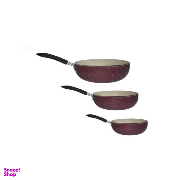 سرویس تابه 3 پارچه گرانیتی سورنا (Sorena) مدل Sml3251