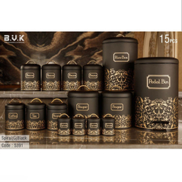 سرویس آشپزخانه 15 پارچه بی.وی.کی (B.V.K) مدل اسپیرال