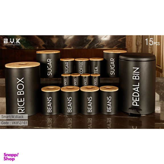 سرویس آشپزخانه 15 پارچه بی.وی.کی (B.V.K) مدل Smart