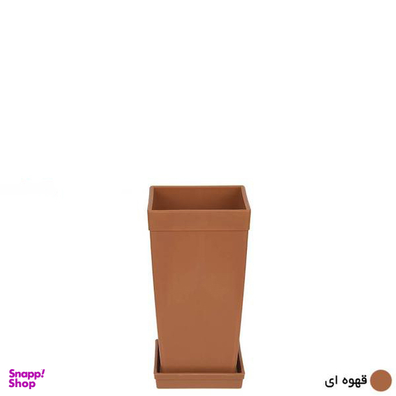 گلدان شهرآذین (Shahrazin) مدل 4018 ارتفاع 18.5 سانتی متر