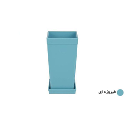 گلدان شهرآذین (Shahrazin) مدل 4018 ارتفاع 18.5 سانتی متر