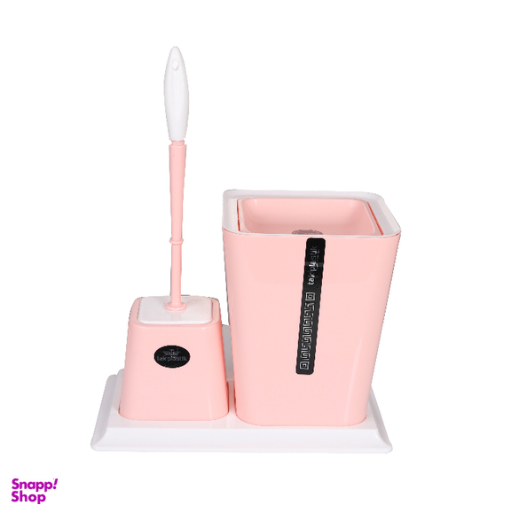 ست توالت شور و سطل زباله تک پلاستیک خاورمیانه مدل T021