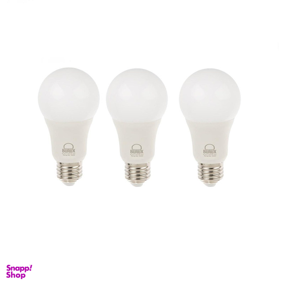 لامپ ال ای دی 10 وات بروکس (Burux) مدل A-60 پایه E-27 بسته 3 عددی