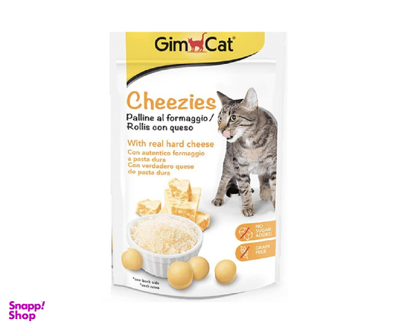تشویقی گربه جیم کت مدل Cheezies وزن 40 گرم