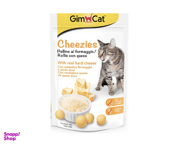 تشویقی گربه جیم کت مدل Cheezies وزن 40 گرم