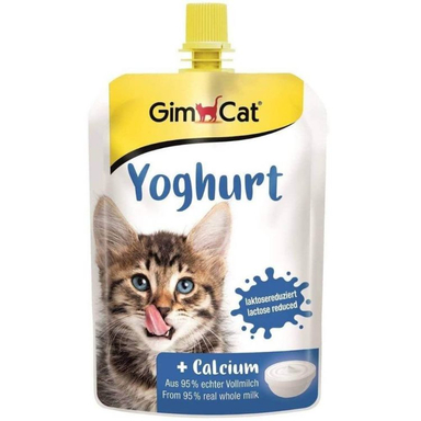 ماست گربه جیم کت مدل Calcium حجم 150 میلی لیتر