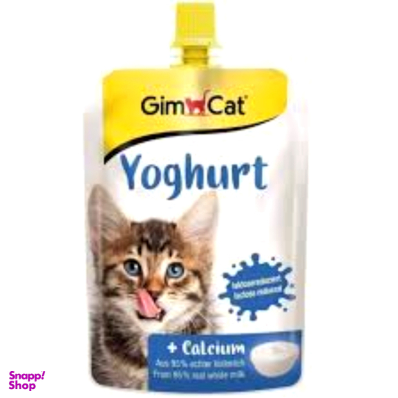 ماست گربه جیم کت مدل Calcium حجم 150 میلی لیتر