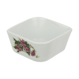 ظرف مربا و عسل شرکت صنایع چینی تقدیس (Taghdis Porcelain Co) مدل گل سرخ مجموعه 4 عددی