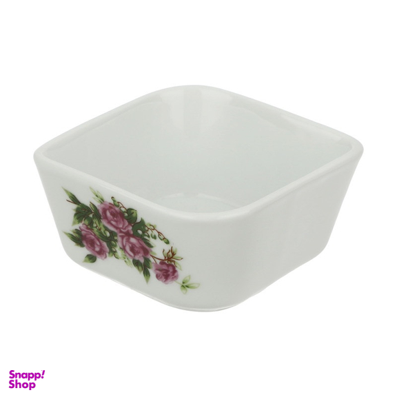 ظرف مربا و عسل شرکت صنایع چینی تقدیس (Taghdis Porcelain Co) مدل گل سرخ مجموعه 4 عددی