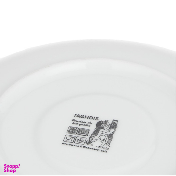 ست فنجان و نعلبکی 12 پارچه شرکت صنایع چینی تقدیس (Taghdis Porcelain Co) مدل K16
