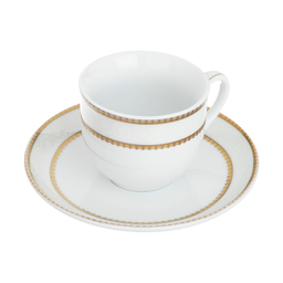 ست فنجان و نعلبکی 12 پارچه شرکت صنایع چینی تقدیس (Taghdis Porcelain Co) مدل K16
