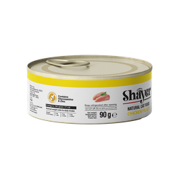 کنسرو غذای گربه شایر (Shayer) مدل فیله مرغ وزن 90 گرم بسته 3 عددی