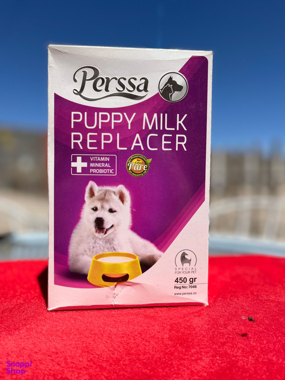 شیر خشک سگ پرسا مدل Puppy Milk وزن 450 گرم