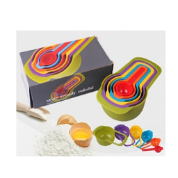 پیمانه اندازه گیری رنگین کمان بسته 6 عددی