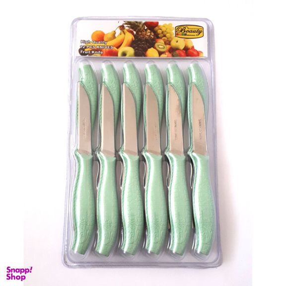 کارد میوه خوری بیوتی (Beauty) کد 6671 بسته 12 عددی