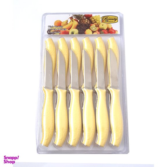 کارد میوه خوری بیوتی (Beauty) کد 6671 بسته 12 عددی