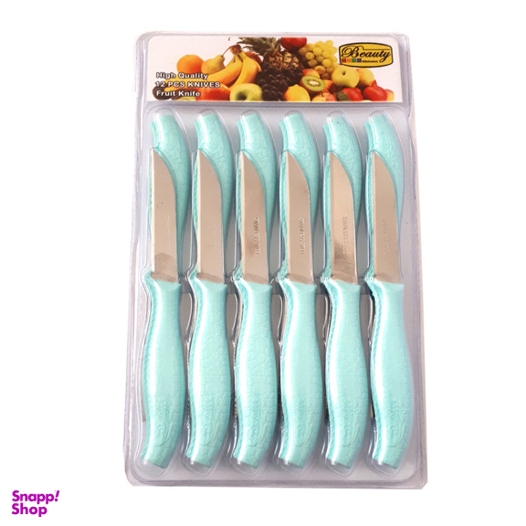 کارد میوه خوری بیوتی (Beauty) کد 6671 بسته 12 عددی