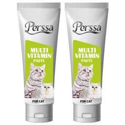 خمیر مولتی ویتامین گربه پرسا مدل Multi Paste وزن 100 گرم بسته 2 عددی