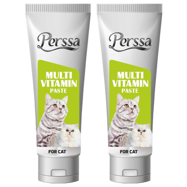خمیر مولتی ویتامین گربه پرسا مدل Multi Paste وزن 100 گرم بسته 2 عددی