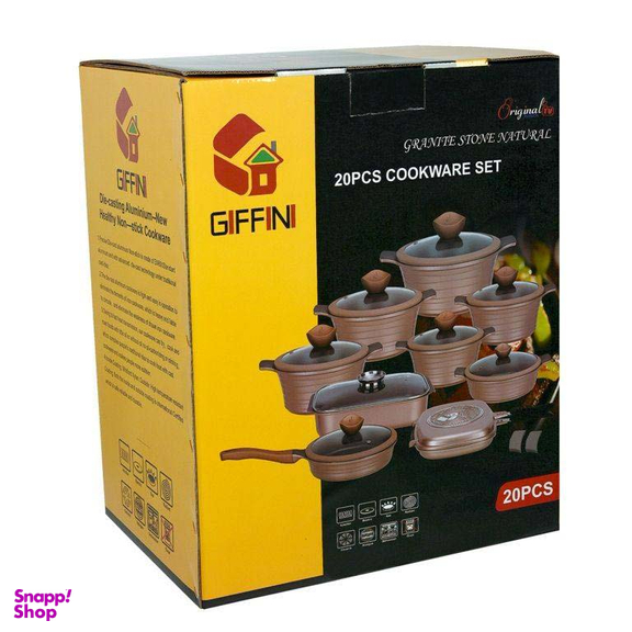 سرویس پخت و پز 20 پارچه جی فی نی (Giffini) کد WAVE GG01
