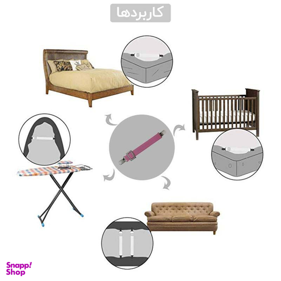 نظم دهنده روتختی زیبا مدل Linear بسته 4 عددی