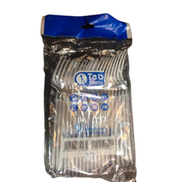 چنگال یکبار مصرف طب پلاستیک (Teb Plastic) مدل میلان بسته 20 عددی