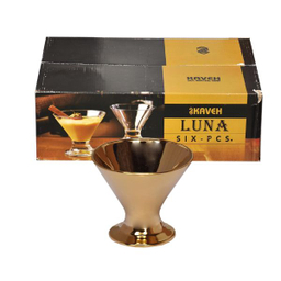 بستنی خوری بلور کاوه (Kaveh Crystal) مدل Luna بسته 6 عددی