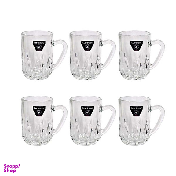 استکان لومینارک (Luminarc) مدل Mansoor.9 بسته 6 عددی