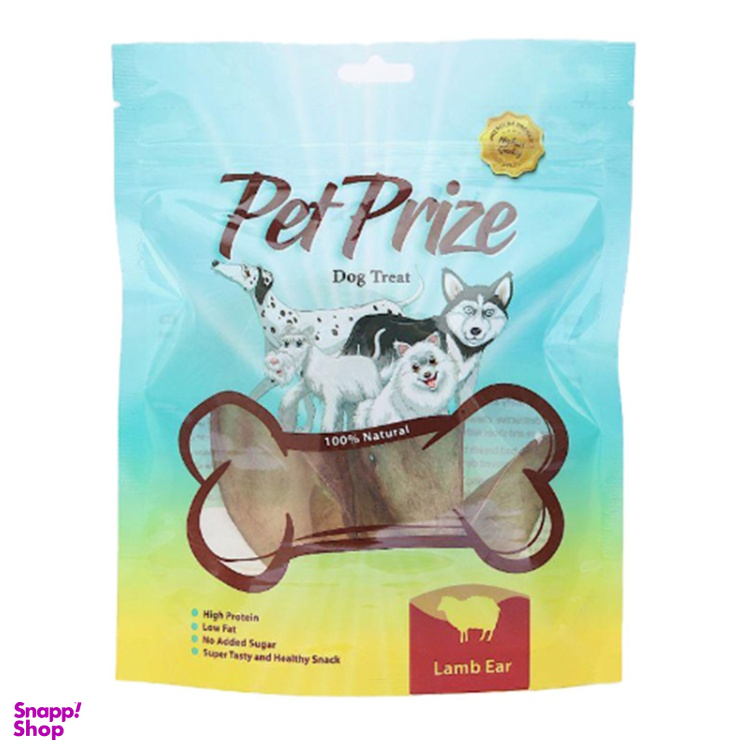 تشویقی سگ پت پرایز مدل Lamb Ear وزن 50 گرم