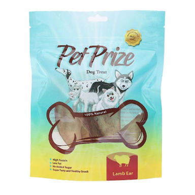 تشویقی سگ پت پرایز مدل Lamb Ear وزن 50 گرم