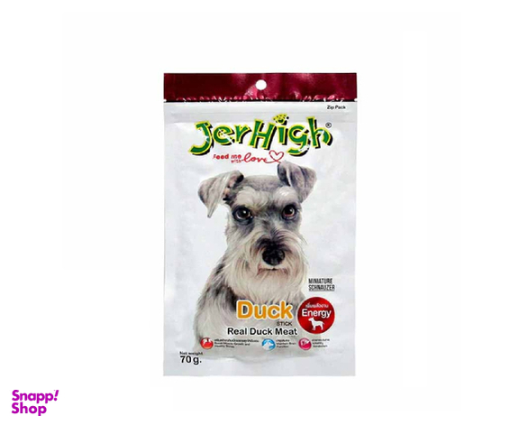 تشویقی سگ جرهای (JerHigh) مدل Duck وزن 70 گرم