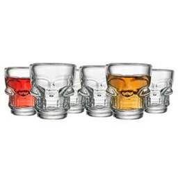 استکان طرح اسکلت کد 012354 بسته 6 عددی