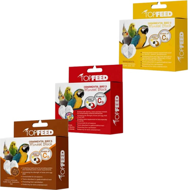 بلوک معدنی پرندگان تاپ فید بسته 3 عددی