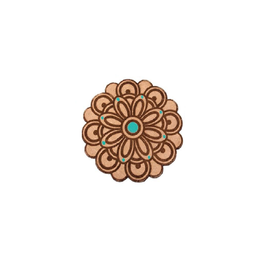 زیر لیوانی نفیس (Nafis) طرح هشت پر مجموعه 6 عددی