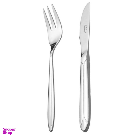 سرویس کارد و چنگال 12 پارچه ناب استیل (Naab Steel) مدل پالرمو