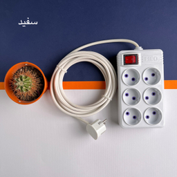 شش راهی برق پیکو (Pico) مدل 6PC-2٫5M طول 2٫5 متر