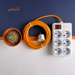 شش راهی برق پیکو (Pico) مدل 6PC.5M طول 5 متر