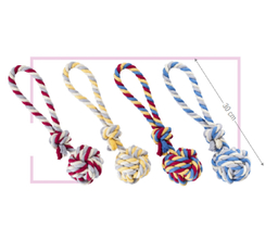 اسباب بازی نیناپت (Nina Pet) مدل گره کنفی طرح توپ بنددار