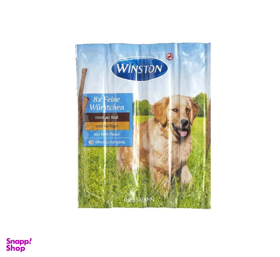 تشویقی مدادی سگ وینستون (Winston) طعم گوشت و مرغ بسته 4 عددی