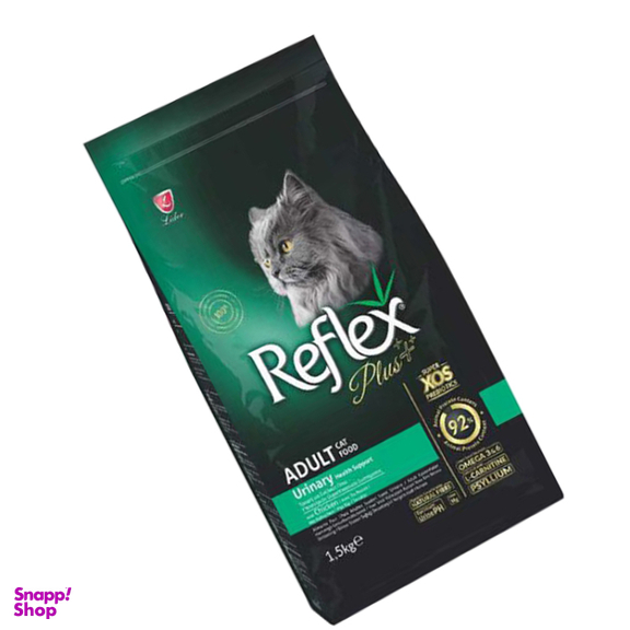 غذای خشک گربه رفلکس پلاس یورینری (Reflex Plus) با طعم مرغ وزن 1٫5 کیلوگرم