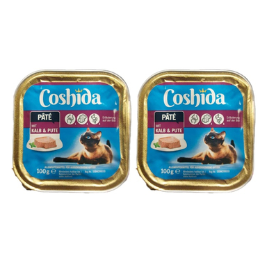 کنسرو غذای گربه کوشیدا (Coshida) مدل Kalb-Pute وزن 100 گرم بسته 2 عددی