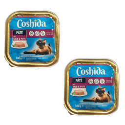 کنسرو غذای گربه کوشیدا (Coshida) مدل Kalb-Pute وزن 100 گرم بسته 2 عددی