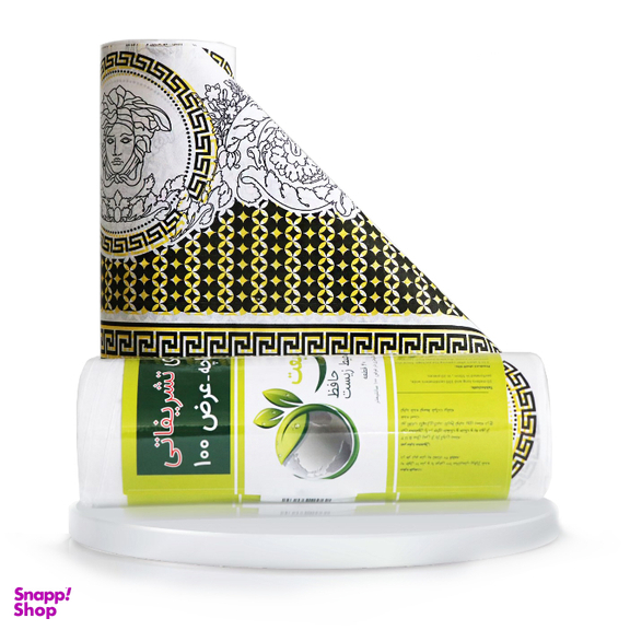 سفره یکبار مصرف طبیعت (Tabiat) طرح versache رول 12 متری بسته 2 عددی
