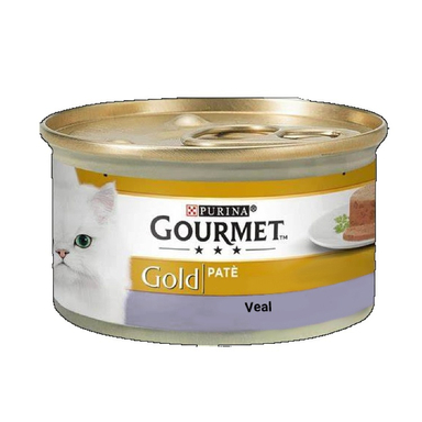 کنسرو غذای گربه گورمت (Gourmet) مدل پته گوساله Veal Pate وزن 85 گرم