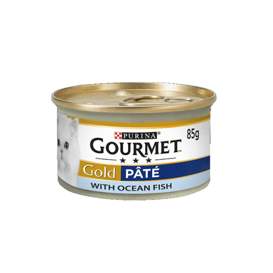 کنسرو غذای گربه گورمت مدل ماهی تن Ocean Fish Pate وزن 85 گرم