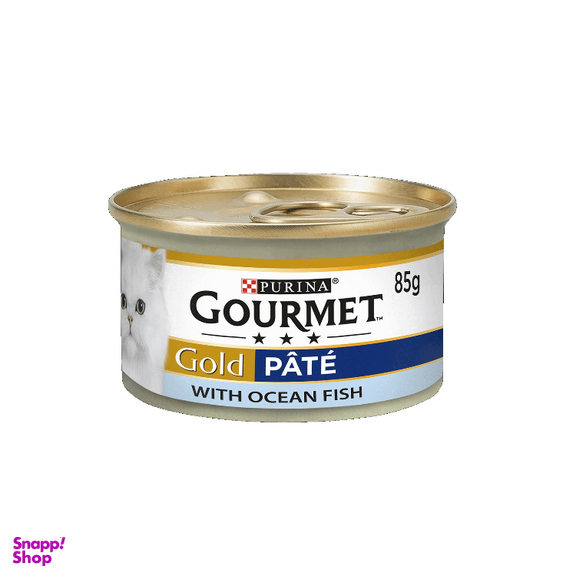 کنسرو غذای گربه گورمت مدل ماهی تن Ocean Fish Pate وزن 85 گرم
